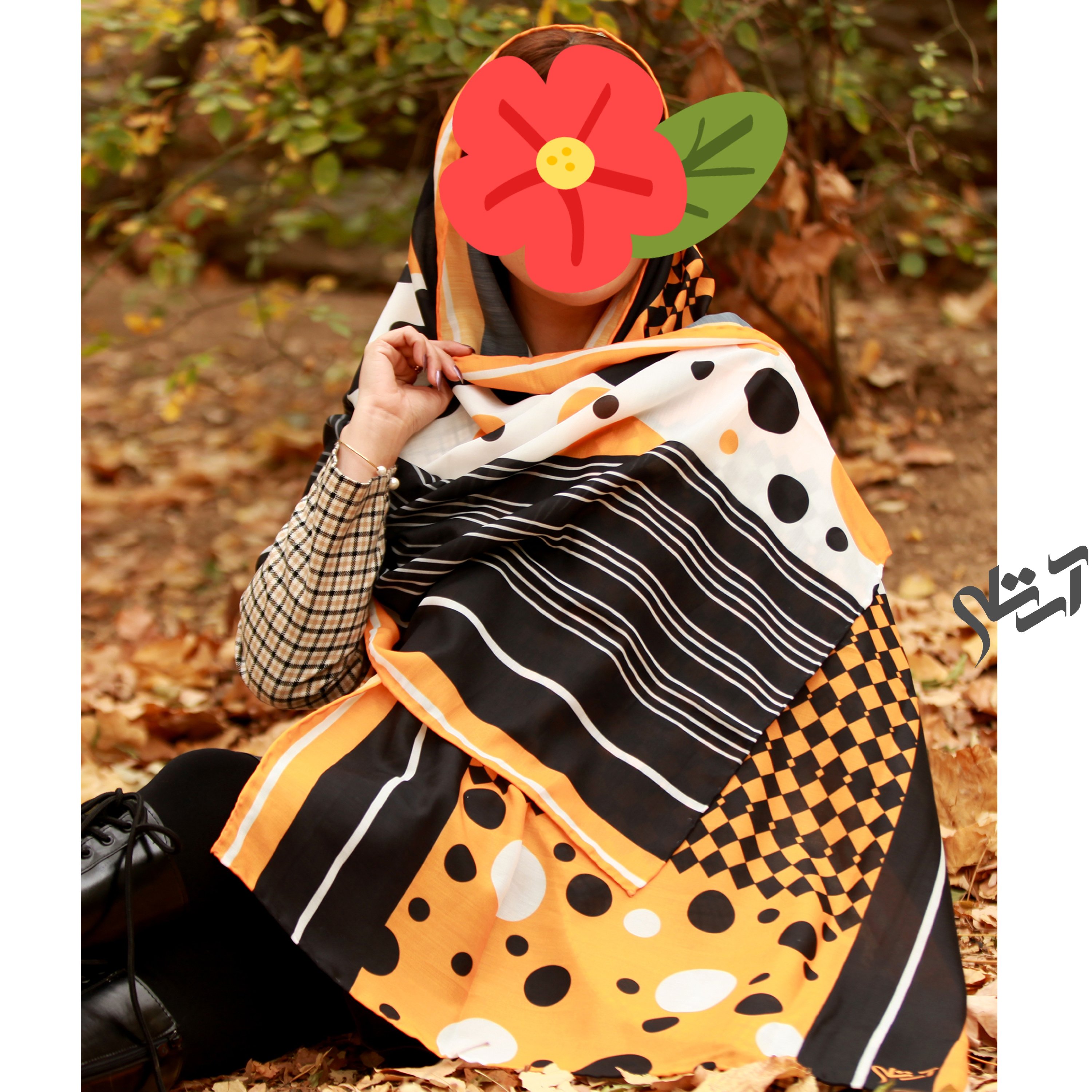 شال با طراحی انحصاری و خاص دارای سه رنگبندی جذاب و متفاوت و ارسال رایگان