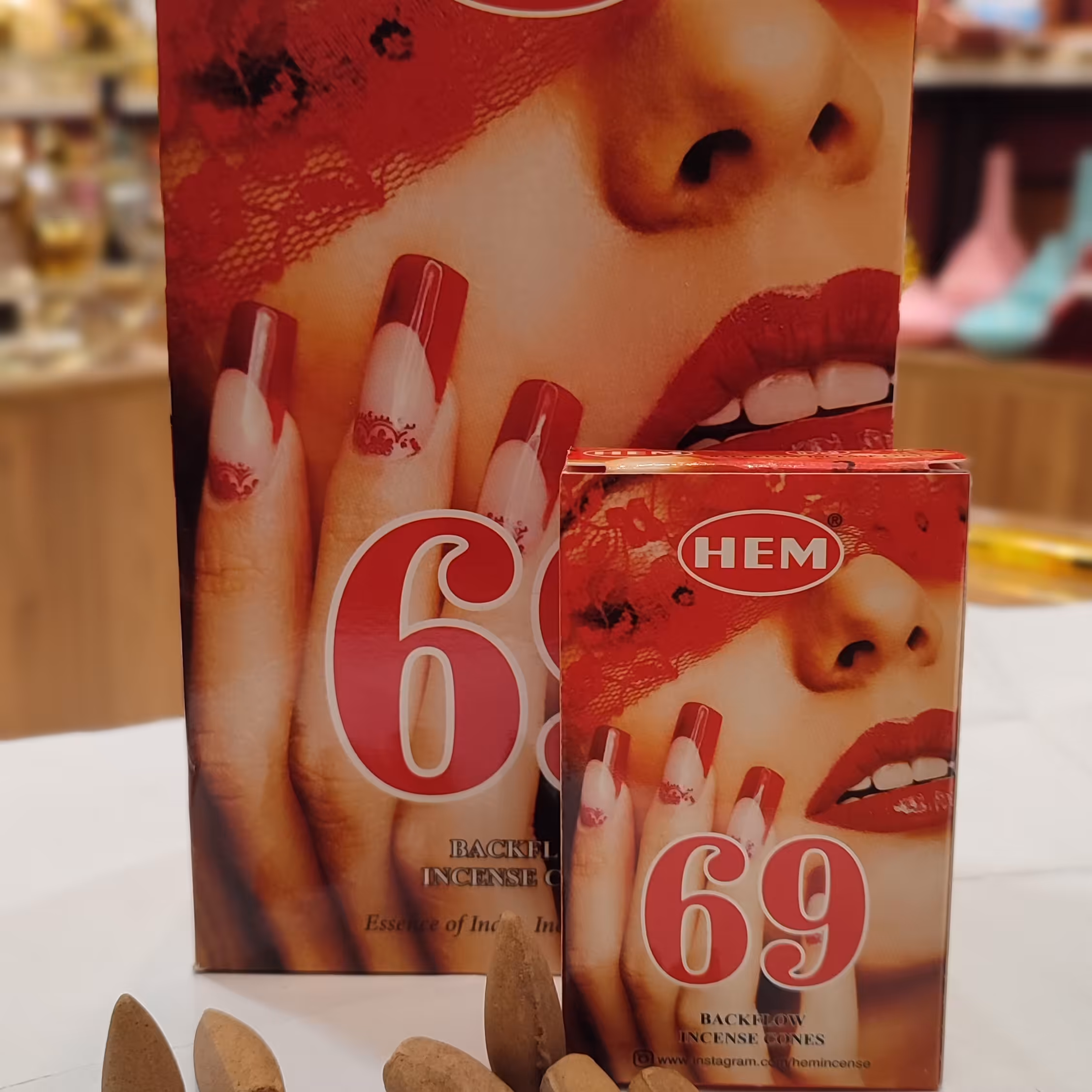 عود هندی آبشاری 50 گرمی رایحه 69 بسته 10تایی