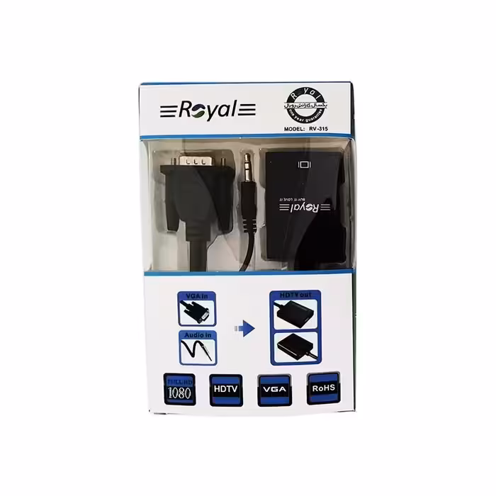 تبدیل VGA To HDMI رویال Royal RV-315