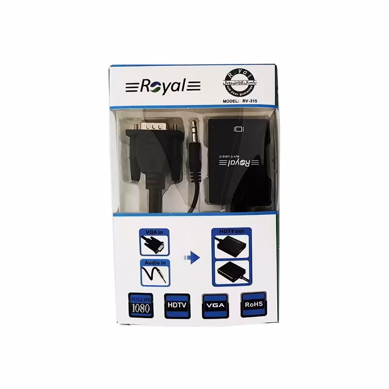 تبدیل VGA To HDMI رویال Royal RV-315