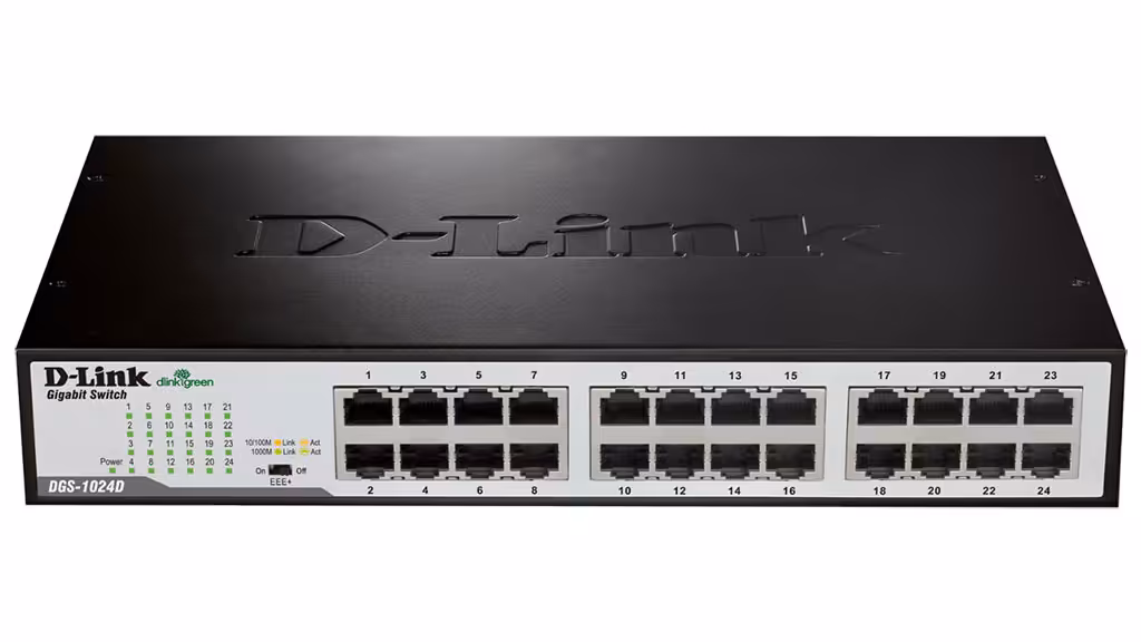 سوییچ 24 پورت گیگابیتی دی-لینک مدل DGS-1024D