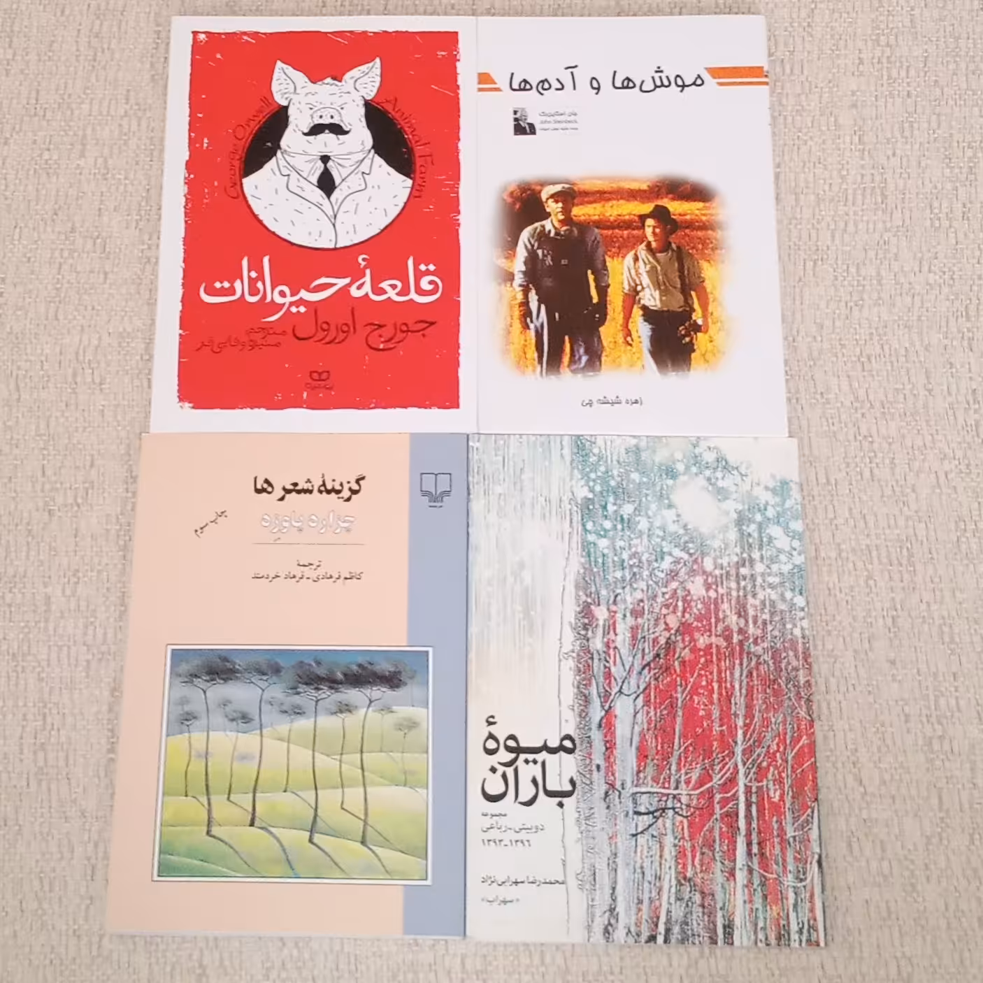 پک چهارتایی شعر و رمان 