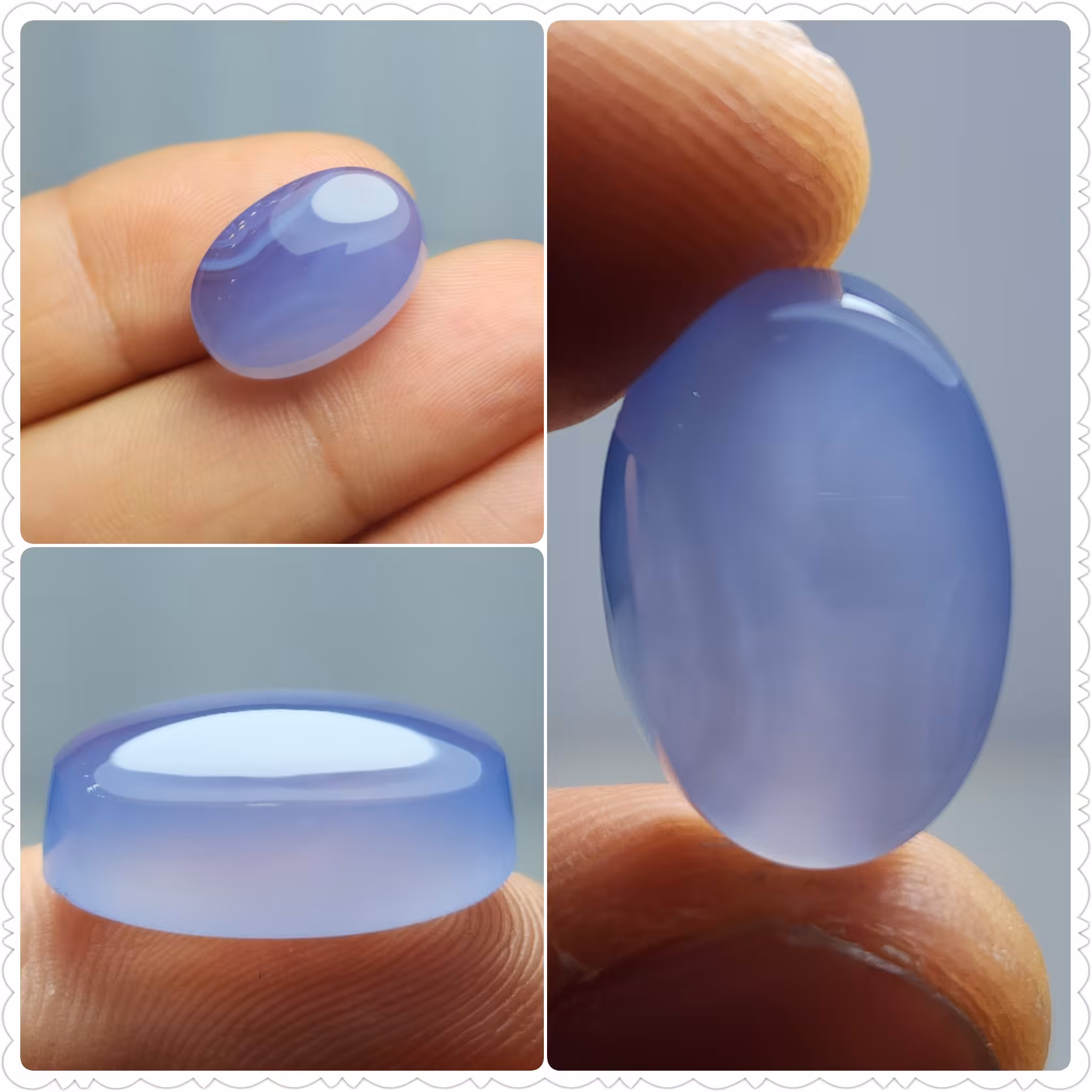 نگین عقیق کبود اصل یمنی 