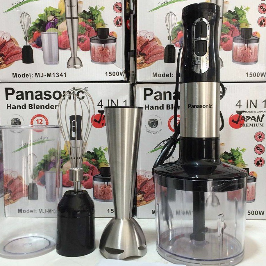 گوشت کوب برقی پاناسونیک 1500 وات 4 کاره MJ-M1341

دارای گوشت کوب، همزن، خردکن و لیوان مخصوص میکس
موتور 2 سرعته با توان 1
