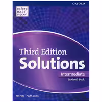 کتاب زبان سولوشن Solutions Intermediate ویرایش سوم به همراه کتاب کار