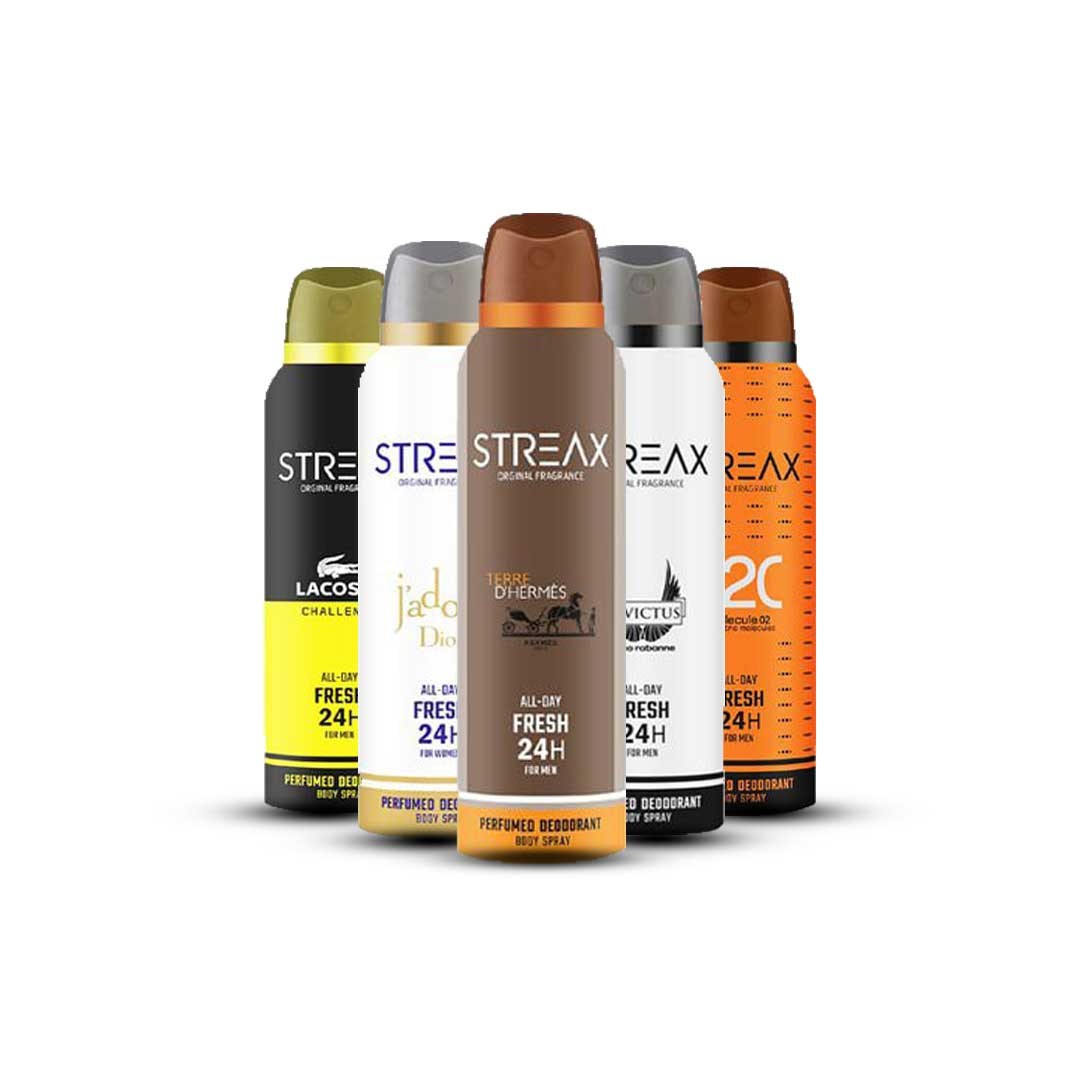 اسپری بدن زنانه و مردانه استریکس در حجم های 200 میل