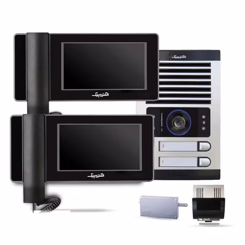 پک آیفون تصویری 2 واحدی الکتروپیک مدل 996 با نمایشگر 7 اینچ تمام لمسی