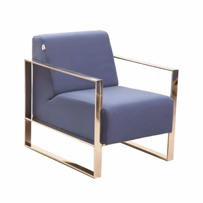 مبل اداری یک نفره لیو مدل N53i پایه استیل