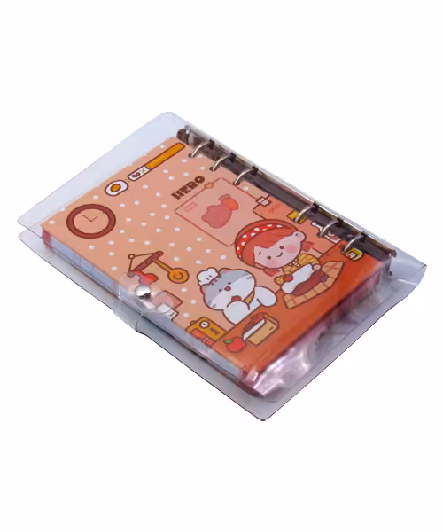 دفتر کلاسوری  فانتزی 6حلقه هیرو مجلد