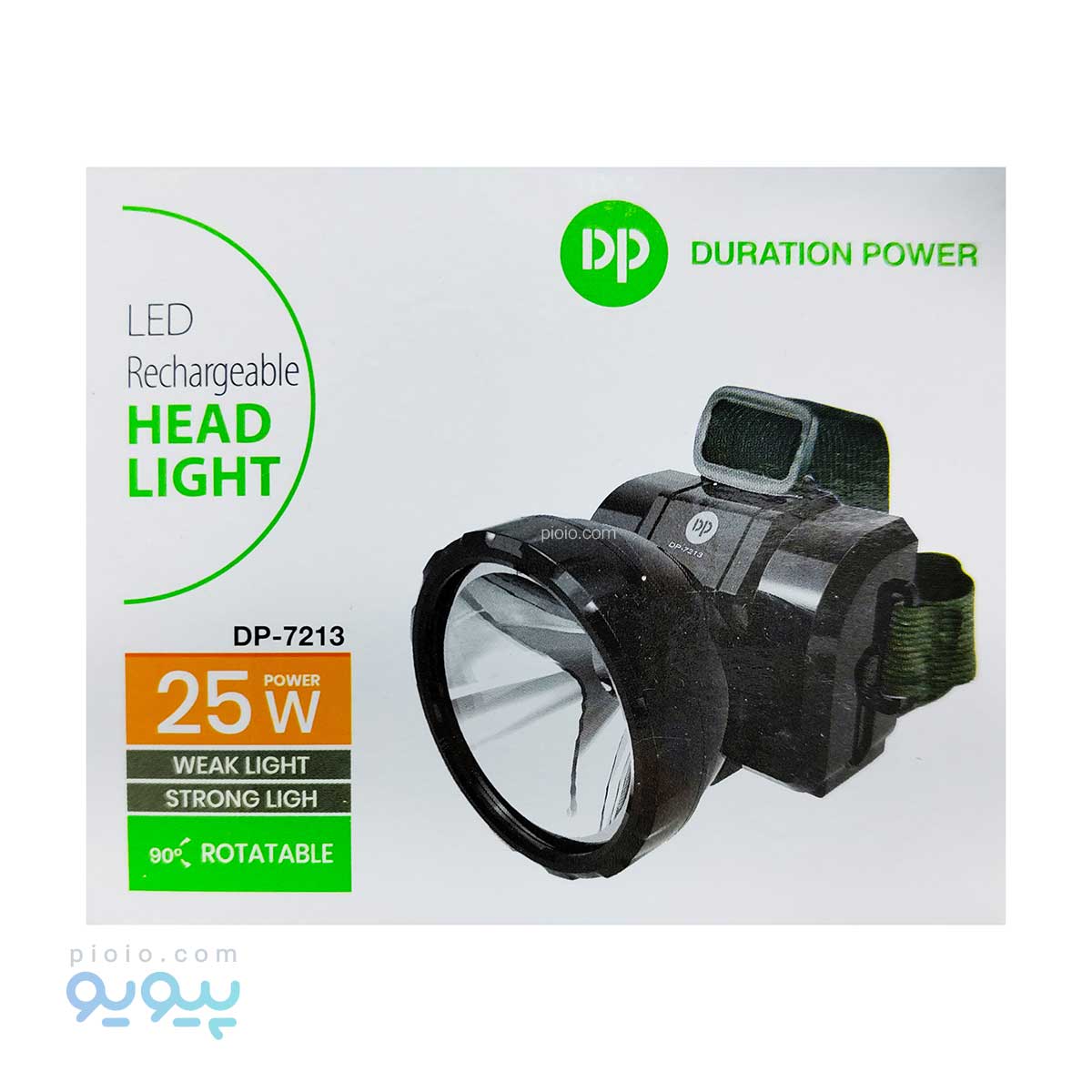 هدلایت قابل شارژ مدل DP-7213 تک و عمده