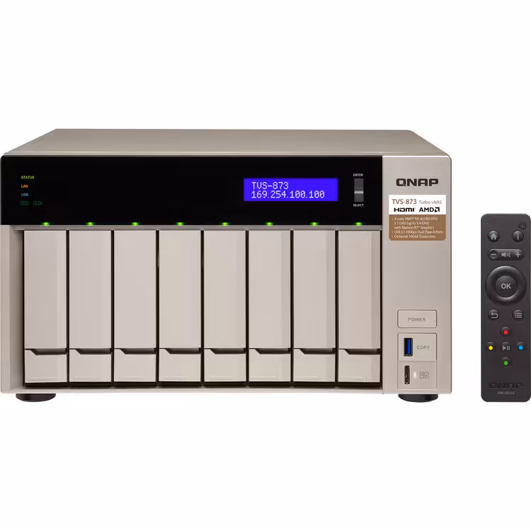 ذخیره ساز تحت شبکه کیونپ مدل TVS-873-8G