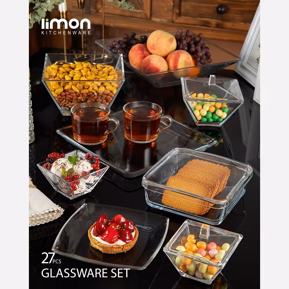 سرویس پذیرایی لیمون طرح مربع