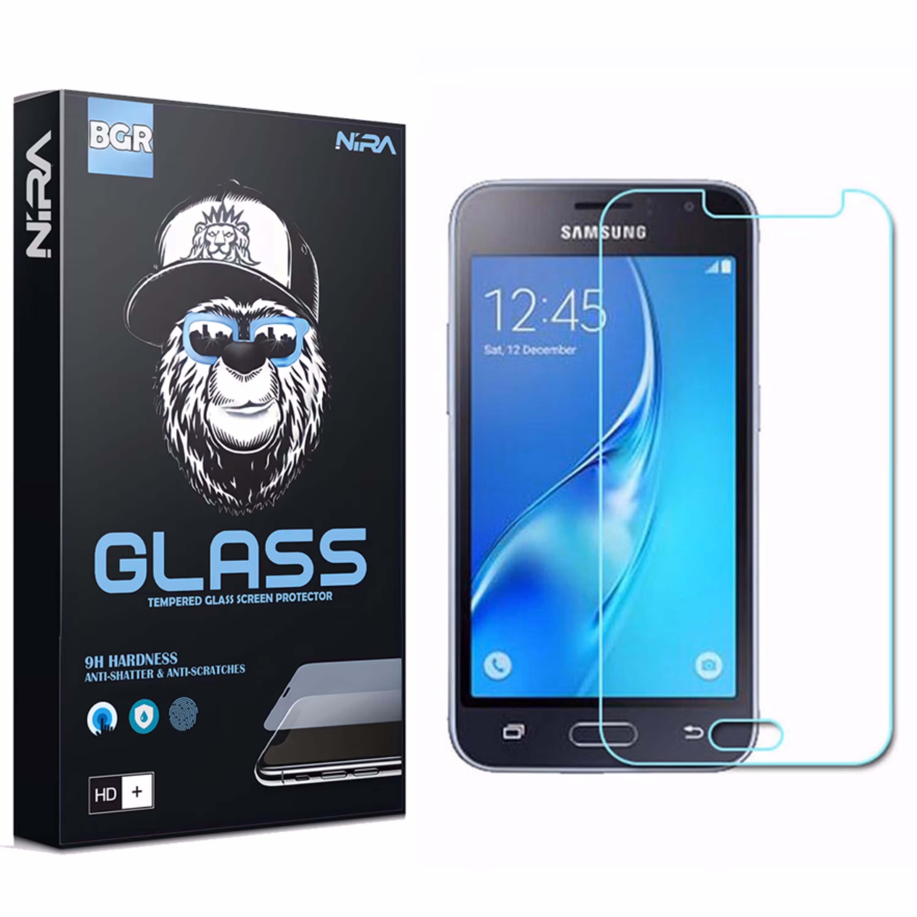 گلس شیشه ای نیرا  مناسب برای مدل J1