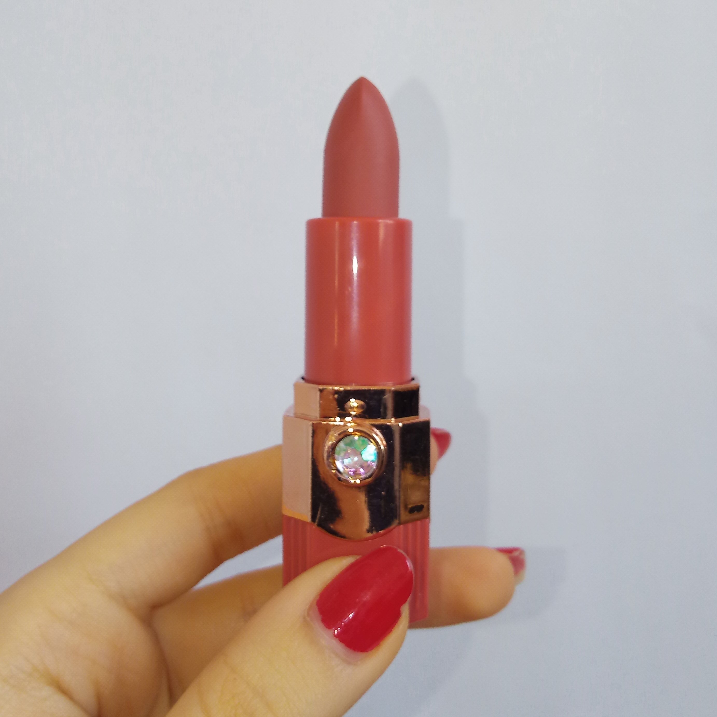 رژ لب جامد نود مات نگین دار شماره 4، رژلب ، رژ لب نود