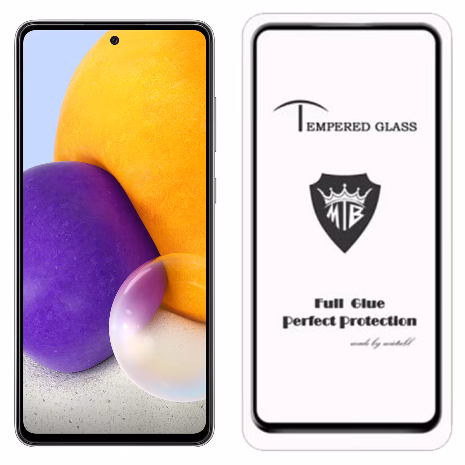 محافظ صفحه نمایش شیشه ای گوشی سامسونگ مدل A72