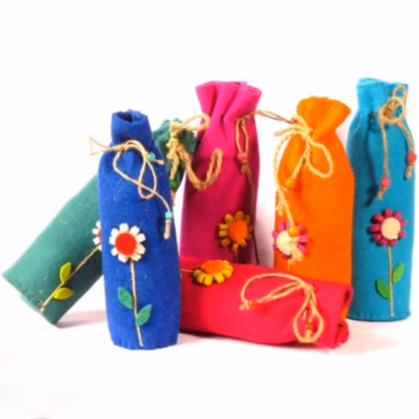 جای مداد و لوازم التحریر نمدی ، طرح کیسه