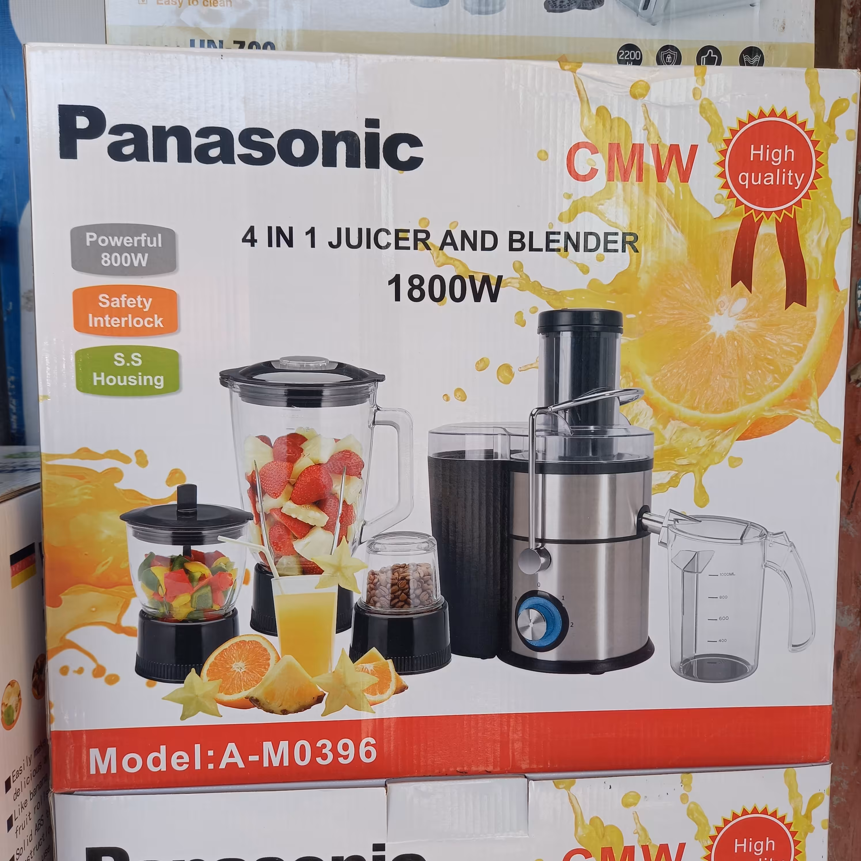 آبمیوه گیری پاناسونیک چهار کاره مدلA-M0396