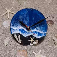 ساعت دیواری رزینی 