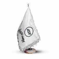 پرچم رومیزی بیمه البرز با پایه سنگی افراتوس