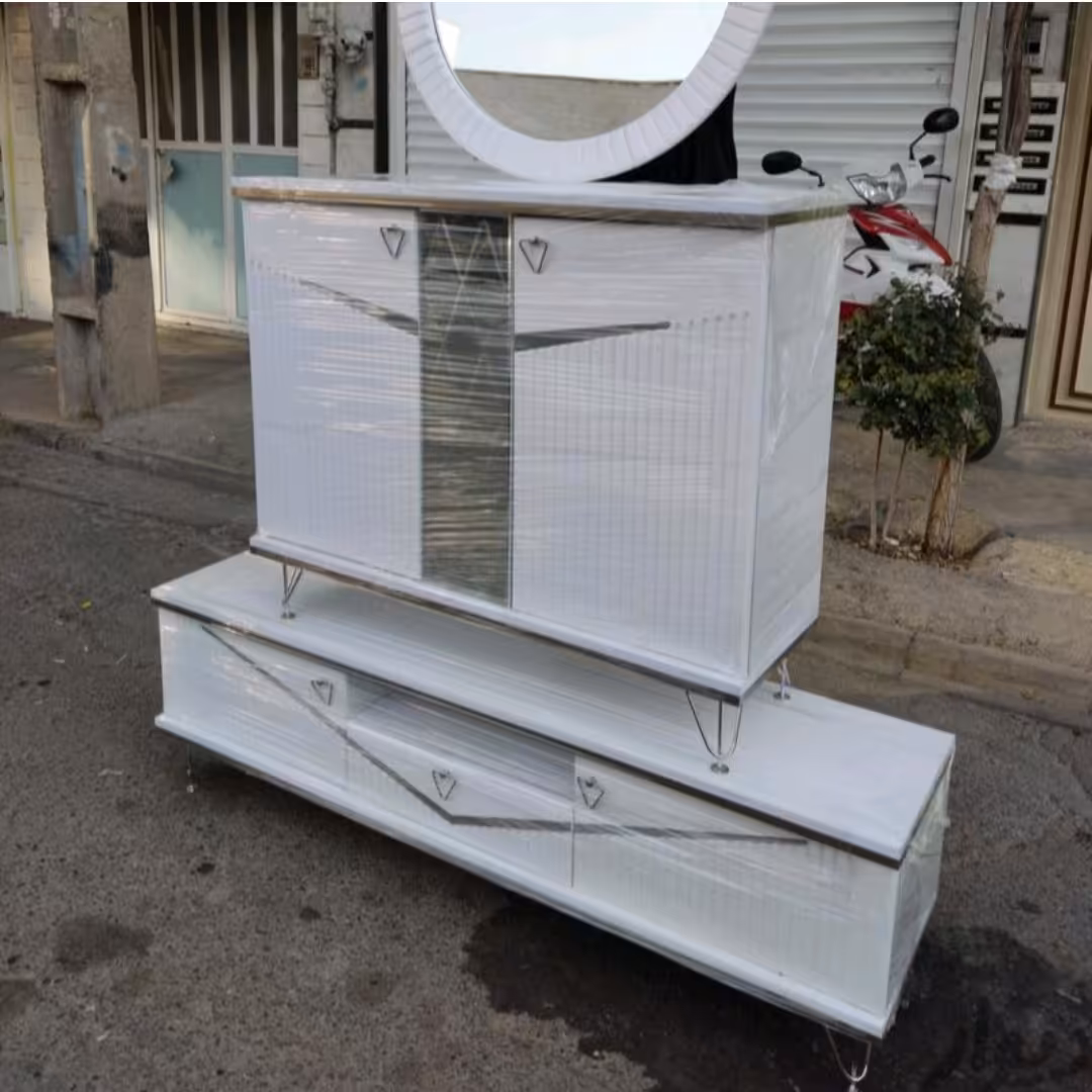 آینه کنسول میز تلویزیون ست هم  با کیفیت 