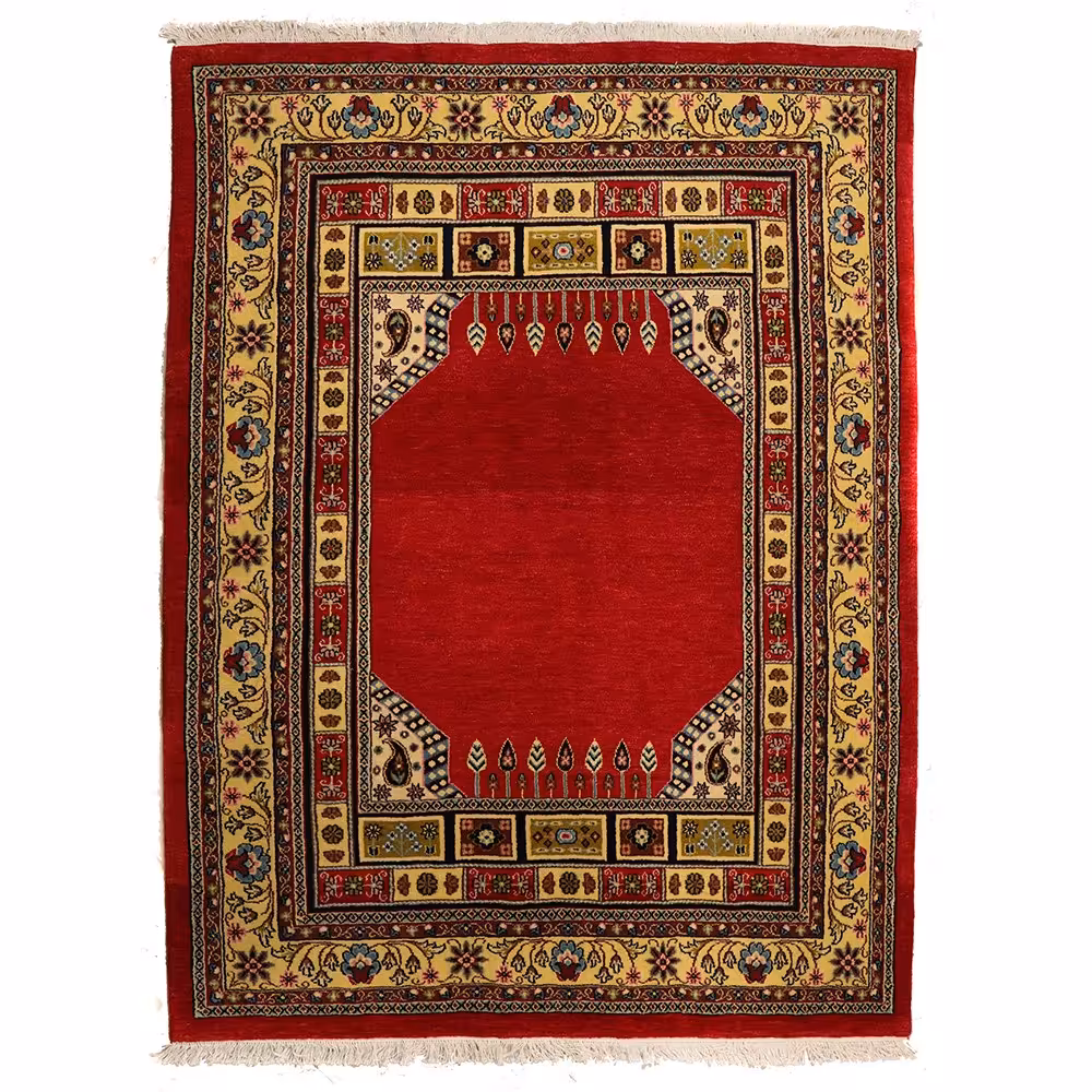 فرش دستباف سه متری مدل کف ساده کد 4103305