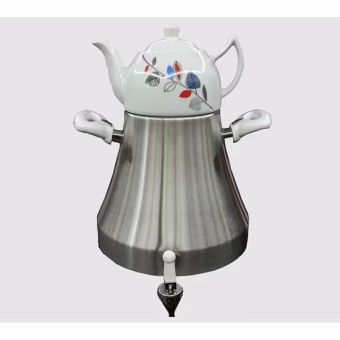 کتری و قوری استیل شیردار یونیک مدل UN-7648