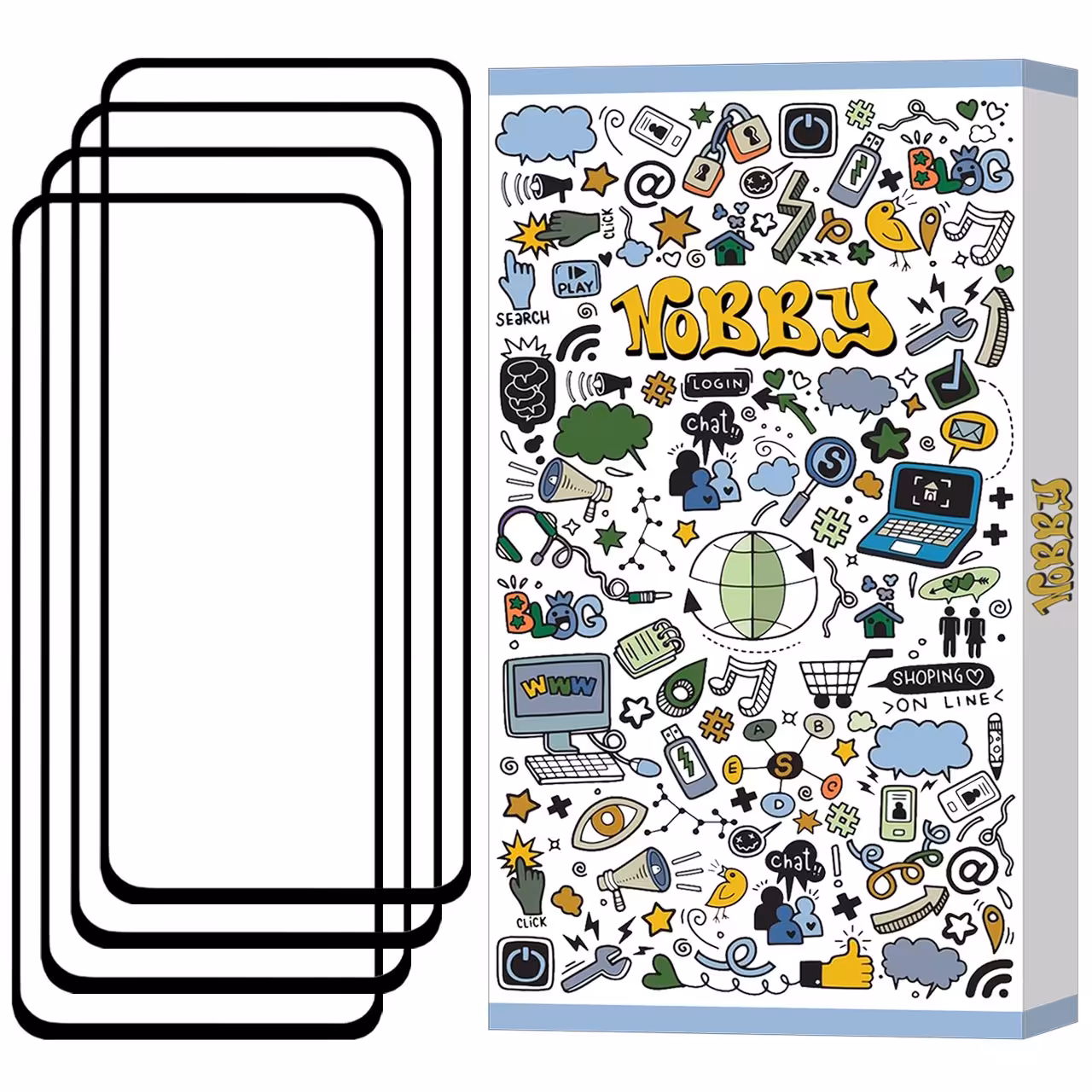 گلس تمام صفحه مناسب برای گوشی موبایل شیائومی Poco F3 GT پک 4 عددی