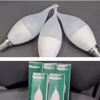 لامپ 7 وات اشکی شمعی آفتابی 