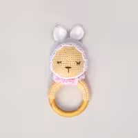 جغجغه کودک طرح خرگوش