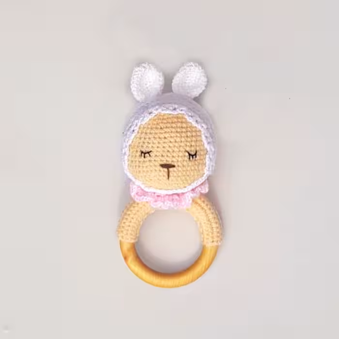 جغجغه کودک طرح خرگوش