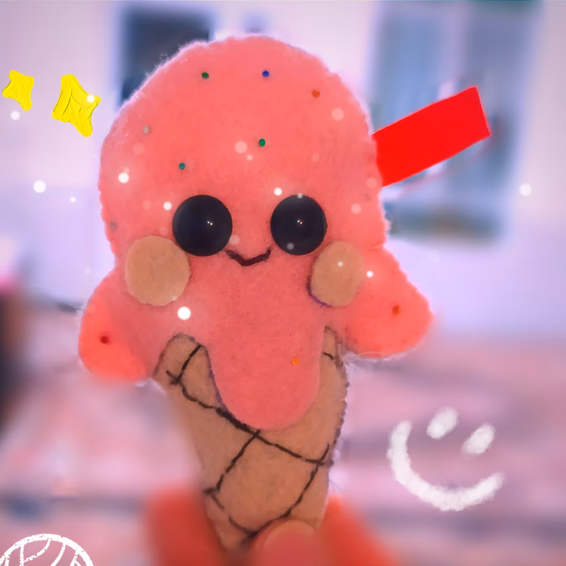 سر سویچی نمدی بستنی  بسیار شیک و زیبا 