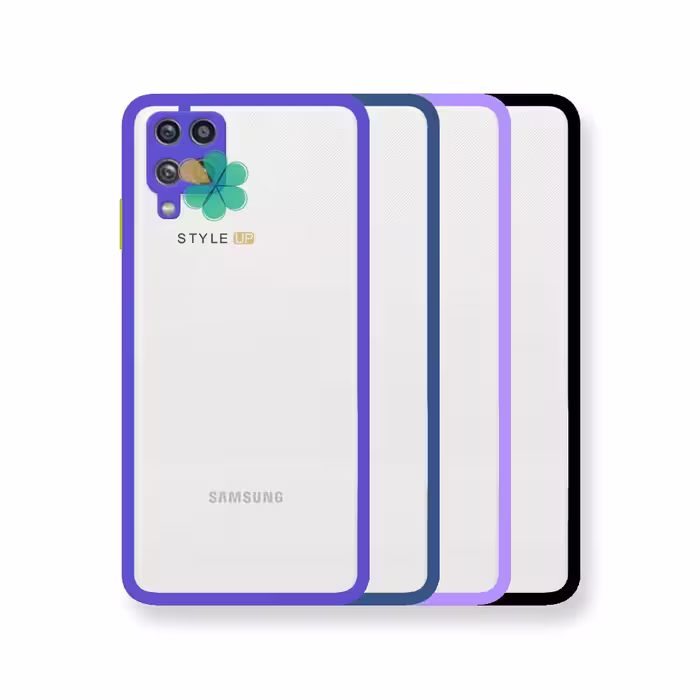 کاور پشت شفاف گوشی سامسونگ Galaxy A12 Nacho مدل دور سیلیکونی