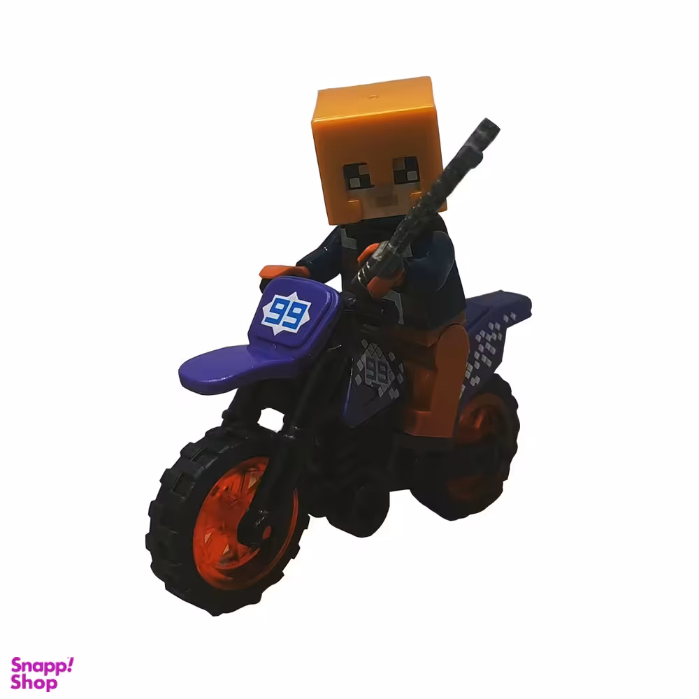 ساختنی مدل ماینکرافت موتور سوار کد 99