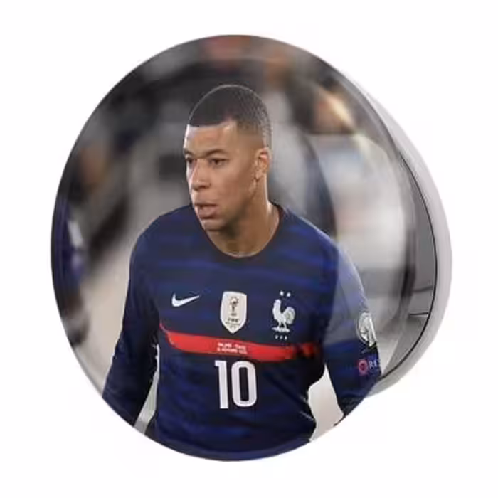 آینه جیبی خندالو طرح کیلیان امباپه مدل تاشو کد 14012