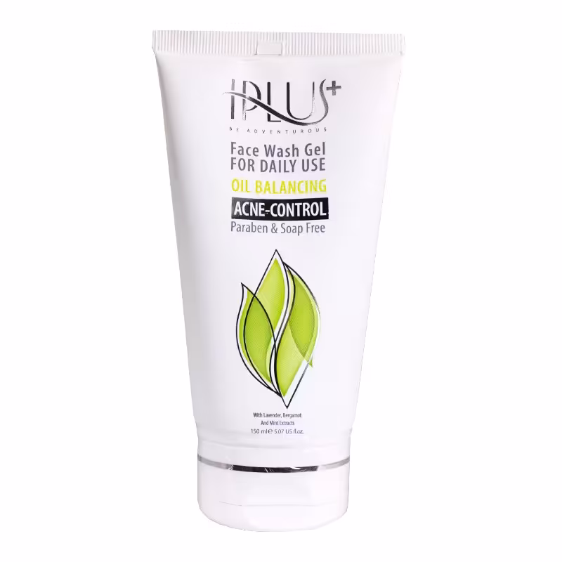 ژل شستشوی صورت صورت آی پلاس مناسب پوست های چرب و جوش دار