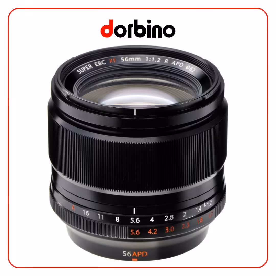 لنز فوجی فیلم FUJIFILM XF 56mm f/1.2 R APD Lens - فروشگاه دوربین دوربینو