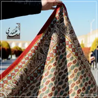 رومیزی قلمکار پارچه چلوار در سایز 200 در 140 