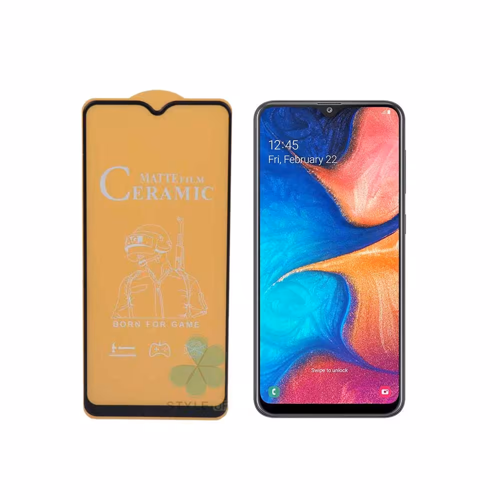 گلس سرامیکی مات گوشی سامسونگ Samsung Galaxy A20