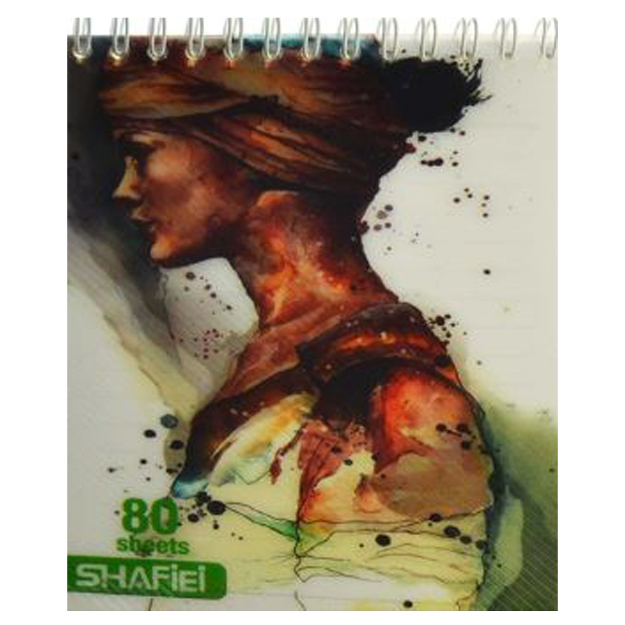 دفتر چه یادداشت 80 برگ شفیعی طرح بانو کد 65