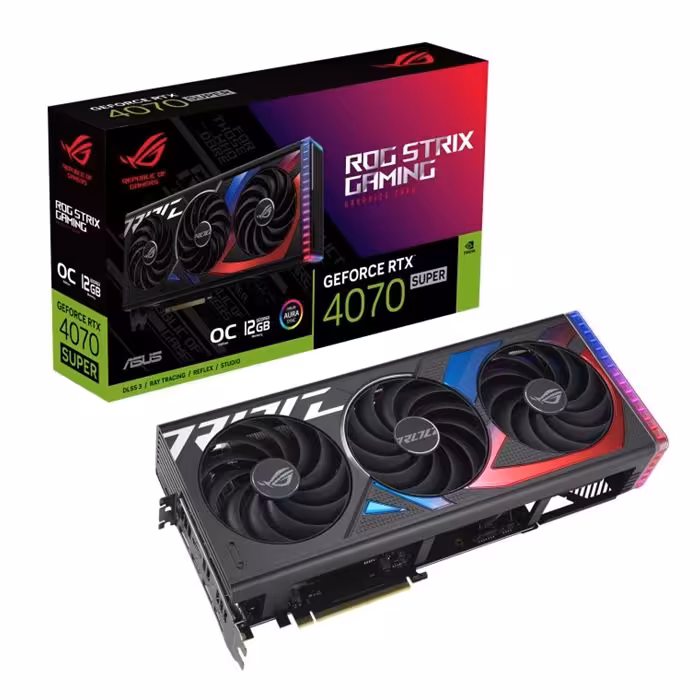 کارت گرافیک ایسوس ROG Strix GeForce RTX 4070 SUPER 12GB OC Edition