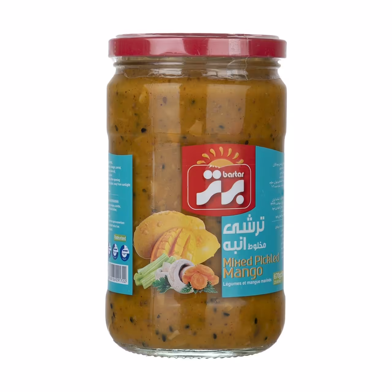 ترشی مخلوط انبه برتر 670 گرم