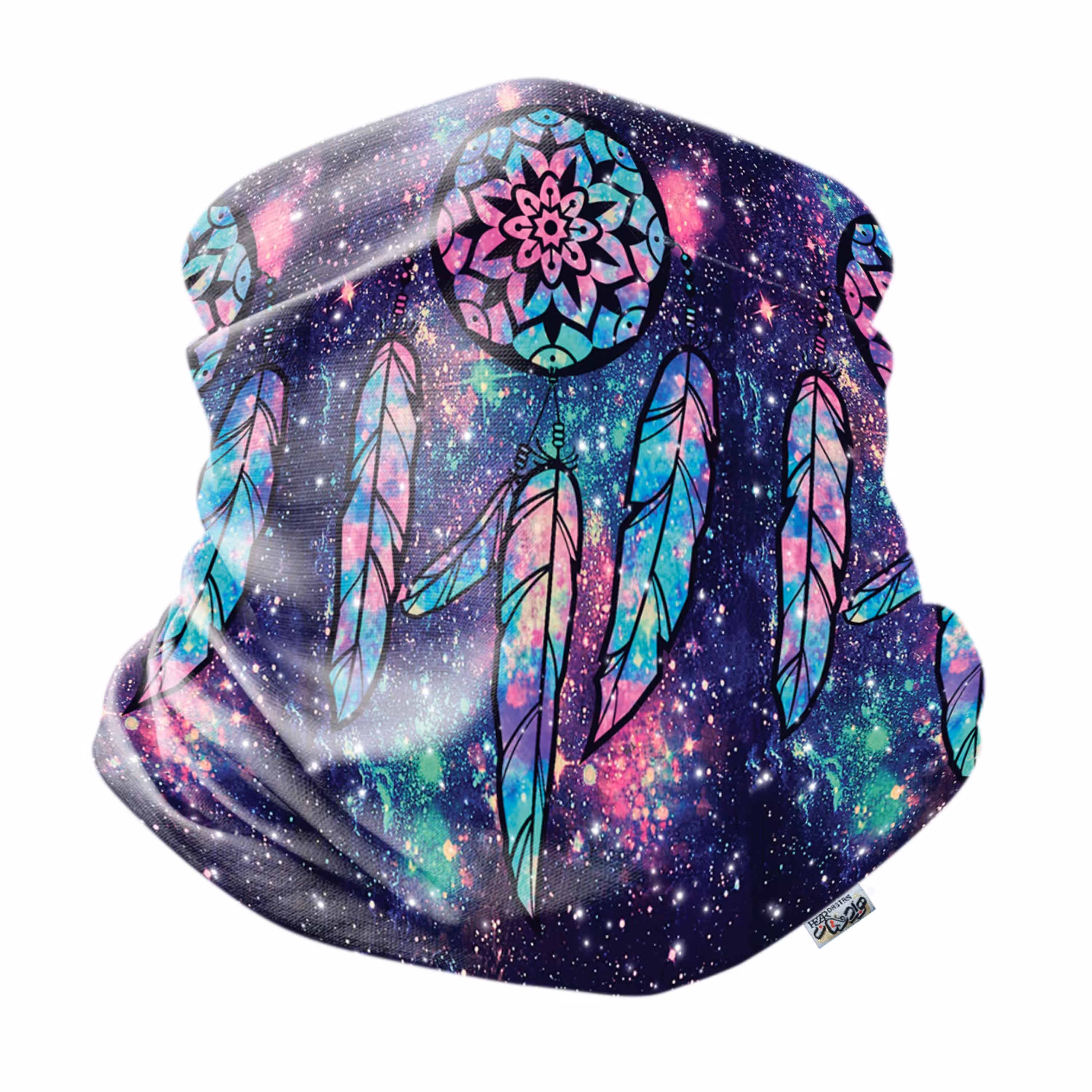 دستمال سر هزاردستان طرح پر مدل 42