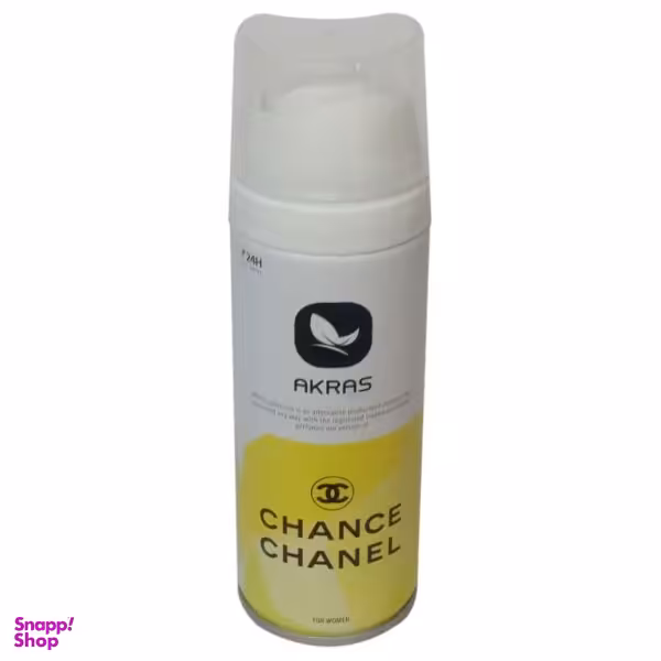 اسپری بدن زنانه آکراس (Akras) مدل Chance Chanel حجم 300 میلی لیتر