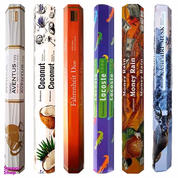 عود دارشان مدل ترکیبی کد Mix628 مجموعه 6 عددی