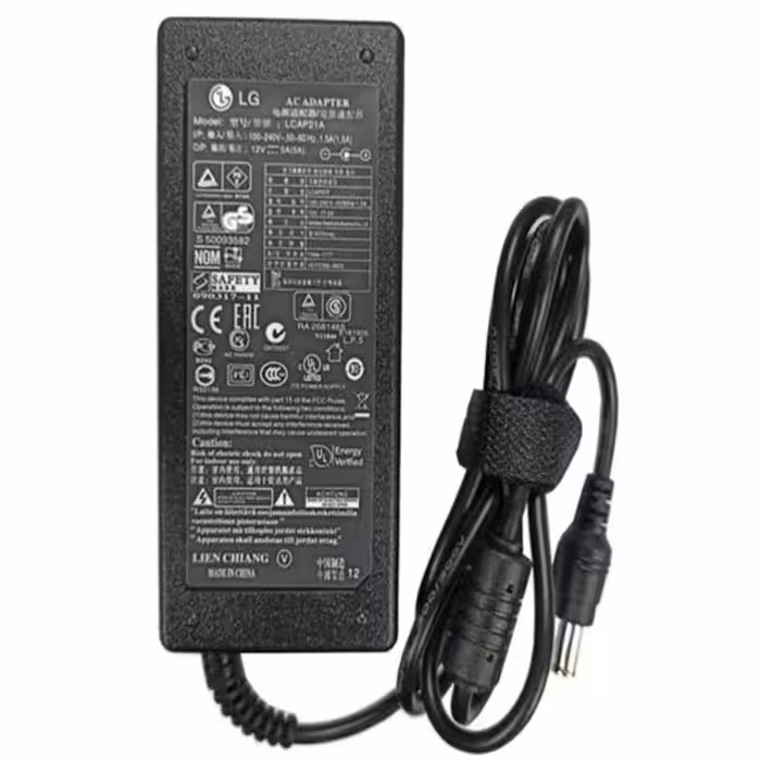 آداپتور مانیتور الجی 19 ولتی 2٫1 آمپر مناسب مانیتورهای الجی