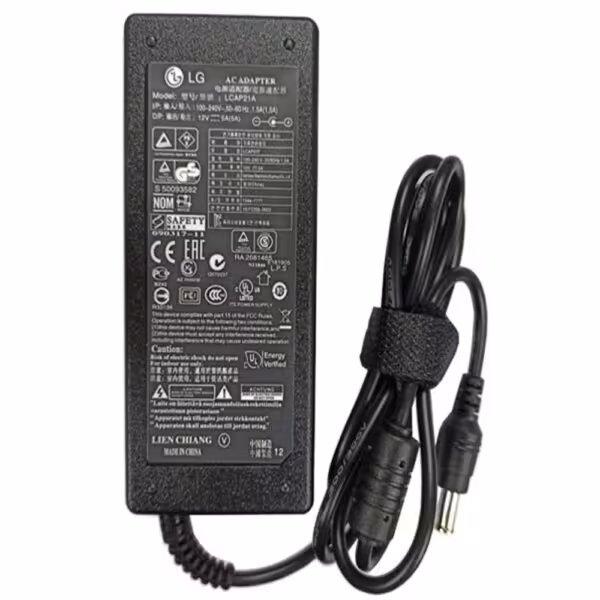 آداپتور مانیتور الجی 19 ولتی 2٫1 آمپر مناسب مانیتورهای الجی