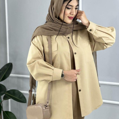 شومیز مانتویی داکرون 200361