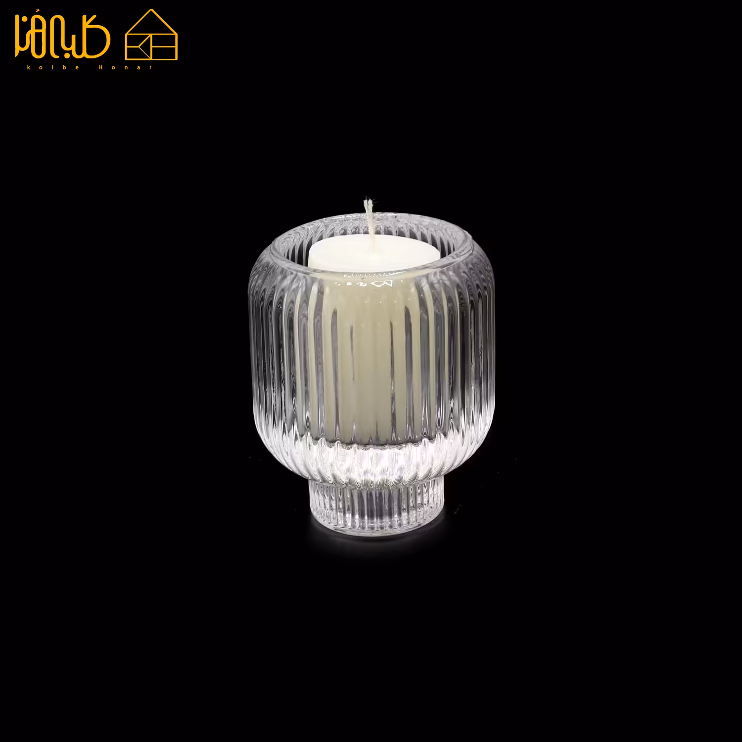 جاشمعی تپل شیشه ای