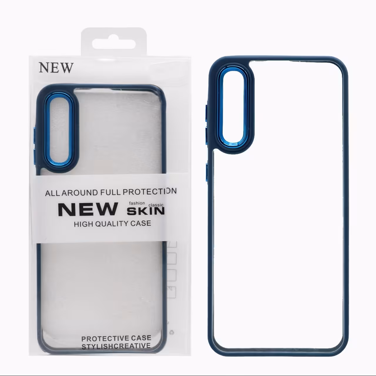  قاب-گارد موبایل اورجینال Samsung A50S -A50 - A30S - New Skin - سرمه ای (پک دار)