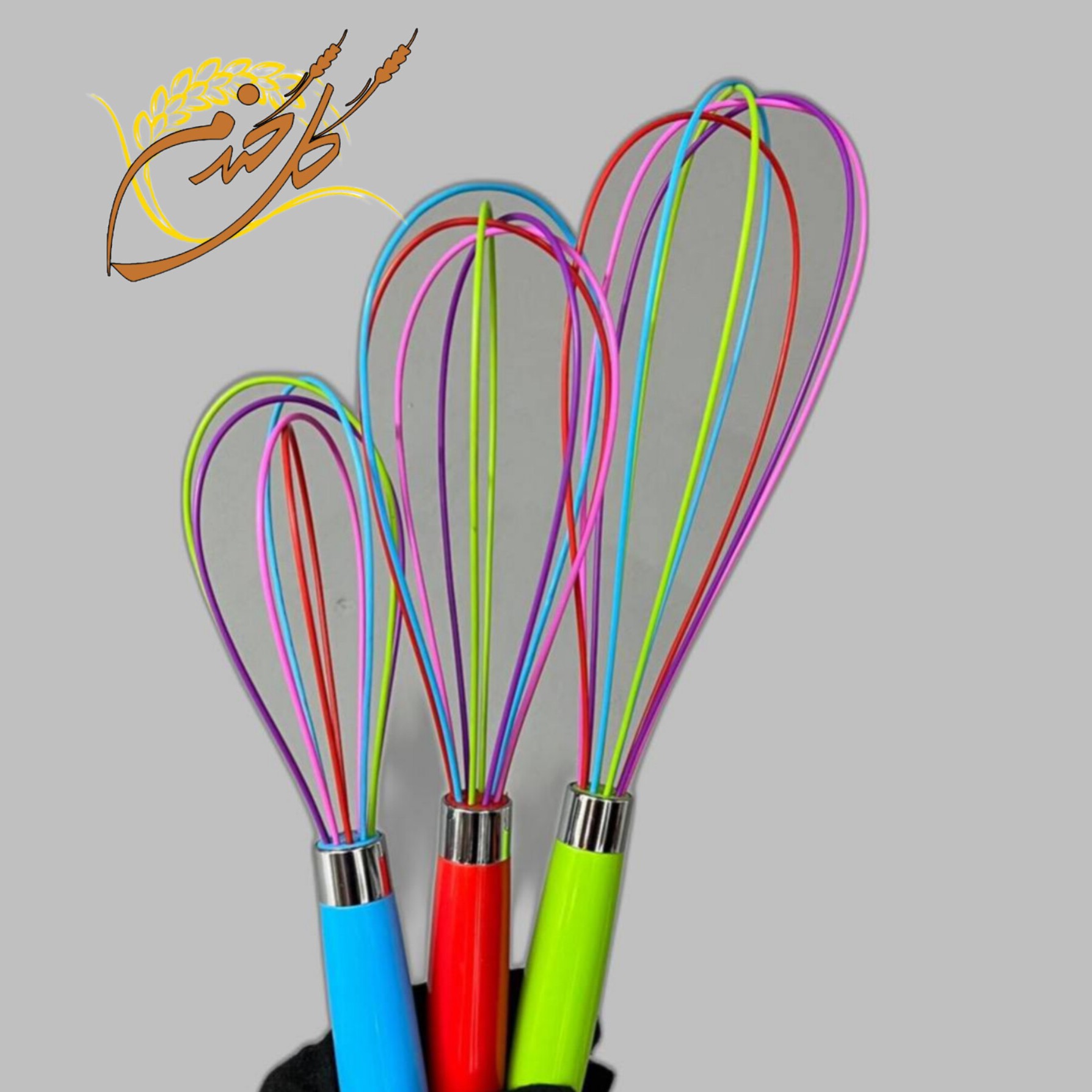 همزن دستی سیلیکونی 25 سانت